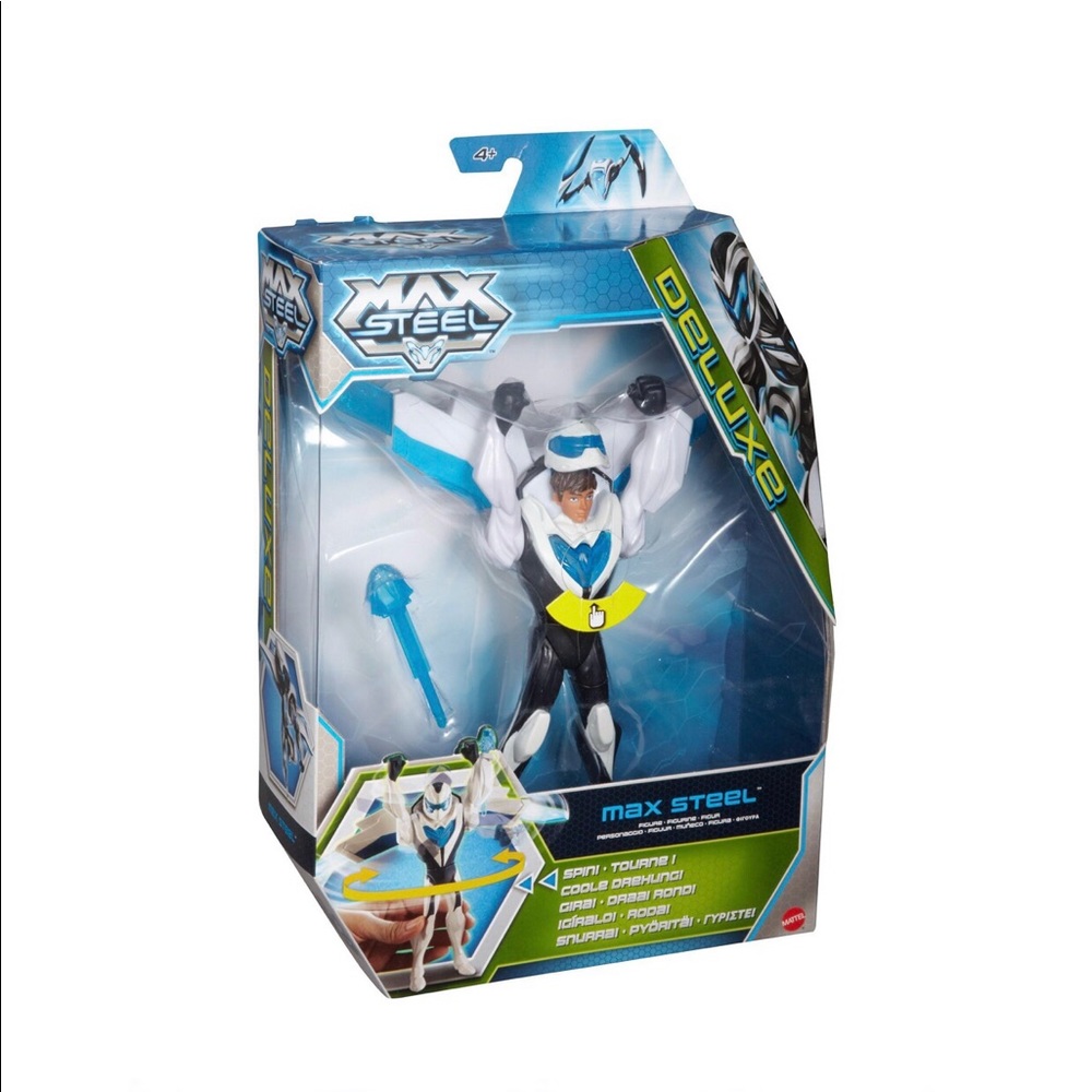 MATTEL Max Steel Deluxe Turbo Flight Spinning Action Max Steel Action Figure